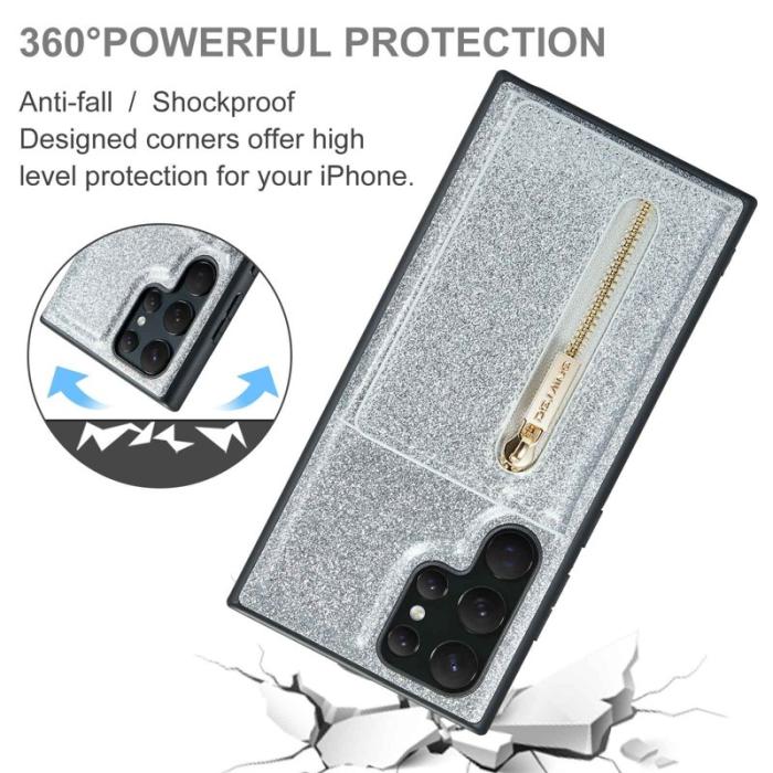 DG.MING - DG.MING M3 Series Skal till Samsung Galaxy S22 Ultra 5G Silver