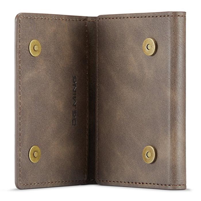 DG.MING - DG.MING M5 RFID-blocker plånbok med dragkedja - Kaffe