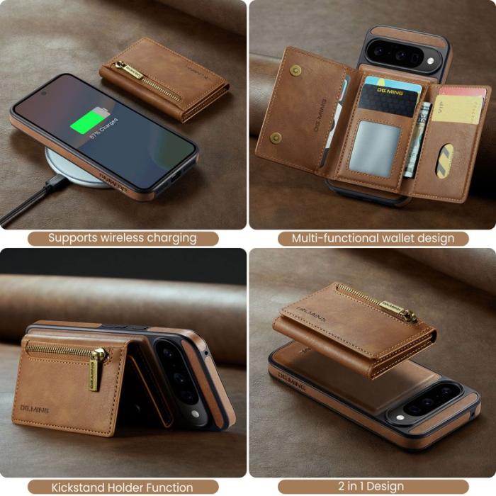 DG.MING - DG.MING M5 Series Fodral för Google Pixel 10 Pro - Brun