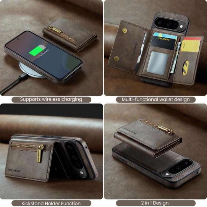 DG.MING - DG.MING M5 Series Fodral för Google Pixel 10 Pro - Kaffe