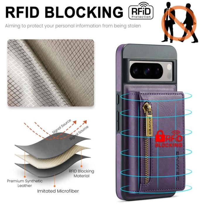 DG.MING - DG.MING M5 Series Fodral för Google Pixel 8 Pro - Lila