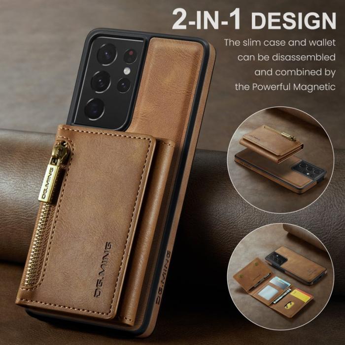 DG.MING - DG.MING M5 Series Fodral för Samsung Galaxy S21 Ultra 5G - Brun