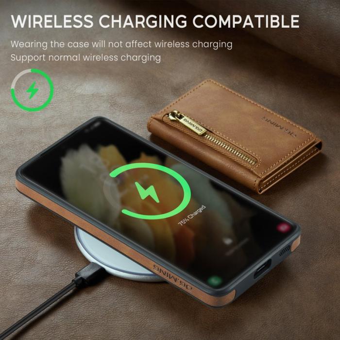 DG.MING - DG.MING M5 Series Fodral för Samsung Galaxy S21 Ultra 5G - Brun