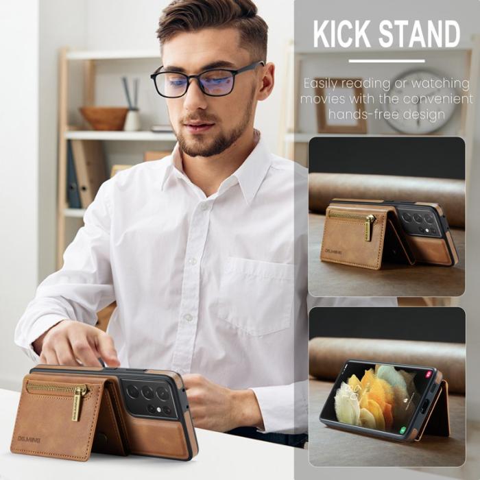 DG.MING - DG.MING M5 Series Fodral för Samsung Galaxy S21 Ultra 5G - Brun