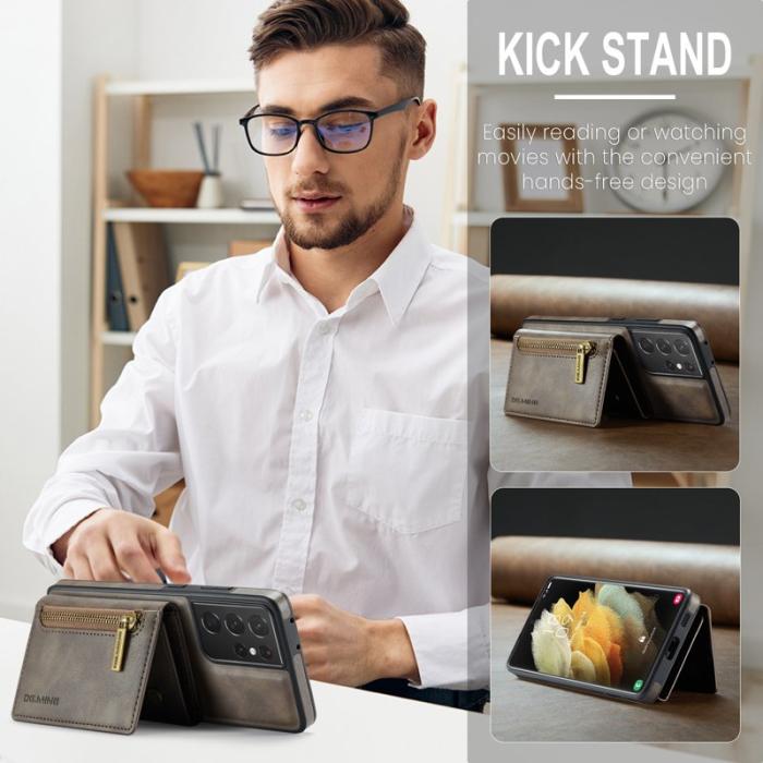 DG.MING - DG.MING M5 Series Fodral för Samsung Galaxy S21 Ultra 5G - Kaffe