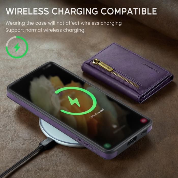 DG.MING - DG.MING M5 Series Fodral för Samsung Galaxy S21 Ultra 5G - Lila