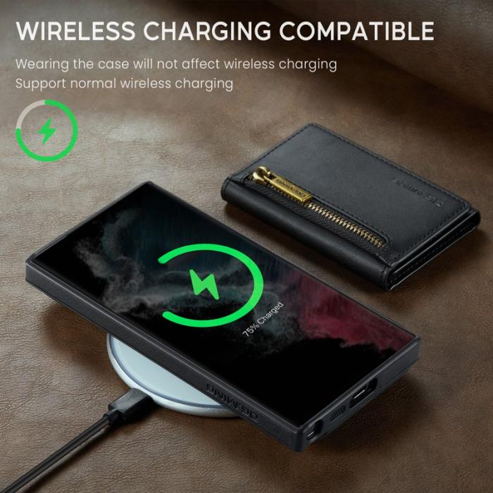 DG.MING - DG.MING M5 Series Fodral för Samsung Galaxy S22 Ultra 5G - Svart