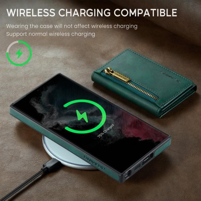 DG.MING - DG.MING M5 Series Fodral till Samsung Galaxy S22 Ultra 5G - Grön