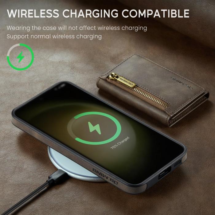 DG.MING - DG.MING M5 Series Fodral till Samsung Galaxy S23 - Kaffe