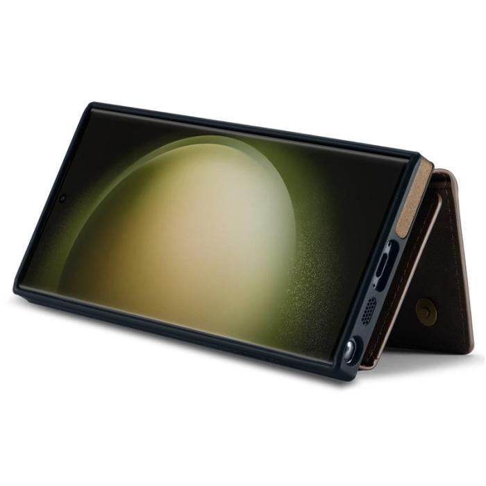 DG.MING - DG.MING M5 Series Fodral till Samsung Galaxy S23 Ultra - Kaffe