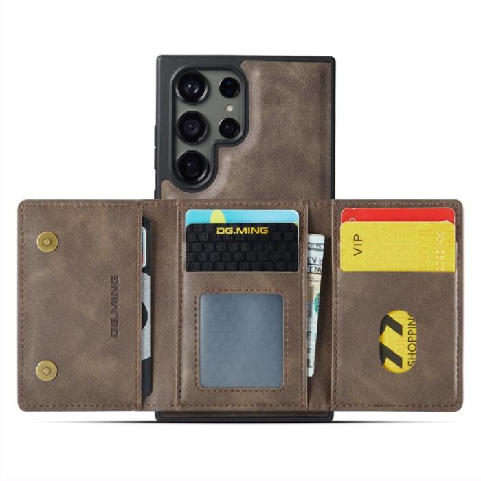 DG.MING - DG.MING M5 Series Fodral till Samsung Galaxy S23 Ultra - Kaffe