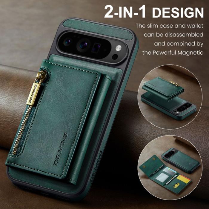 DG.MING - DG.MING M5 Series Google Pixel 10 Pro XL Skal Läder Grön