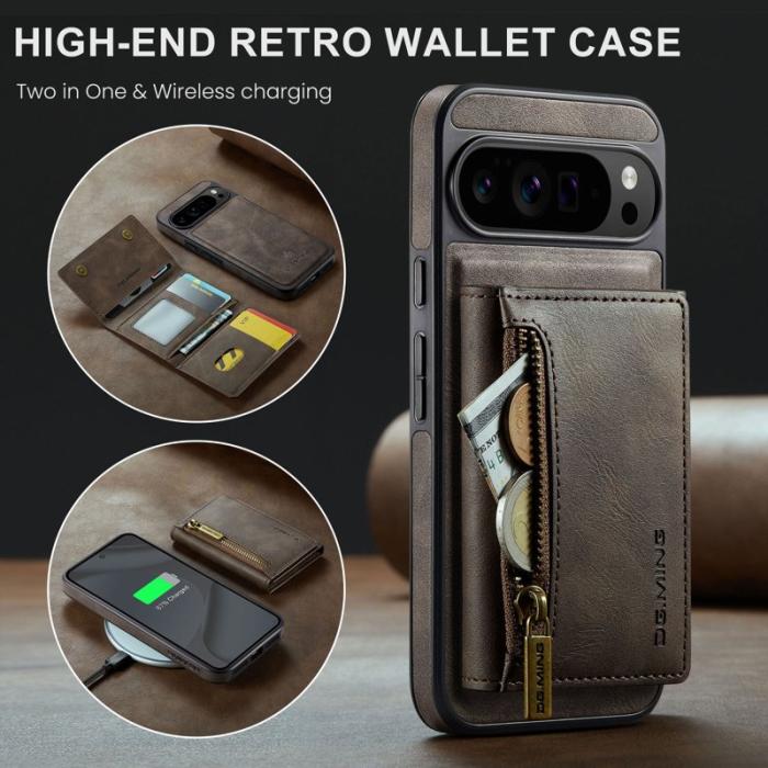 DG.MING - DG.MING M5 Series Google Pixel 10 Pro XL Skal Läder Kaffe