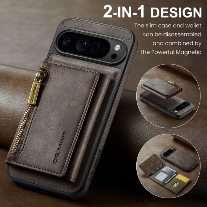 DG.MING - DG.MING M5 Series Google Pixel 10 Pro XL Skal Läder Kaffe