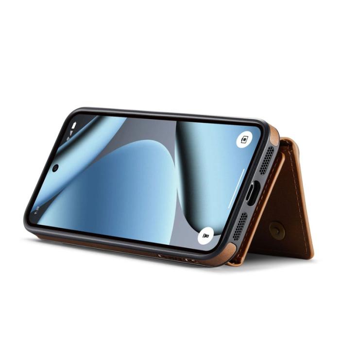 DG.MING - DG.MING M5 Series Google Pixel 10 Pro XL Skal Läder Magnetisk Brun