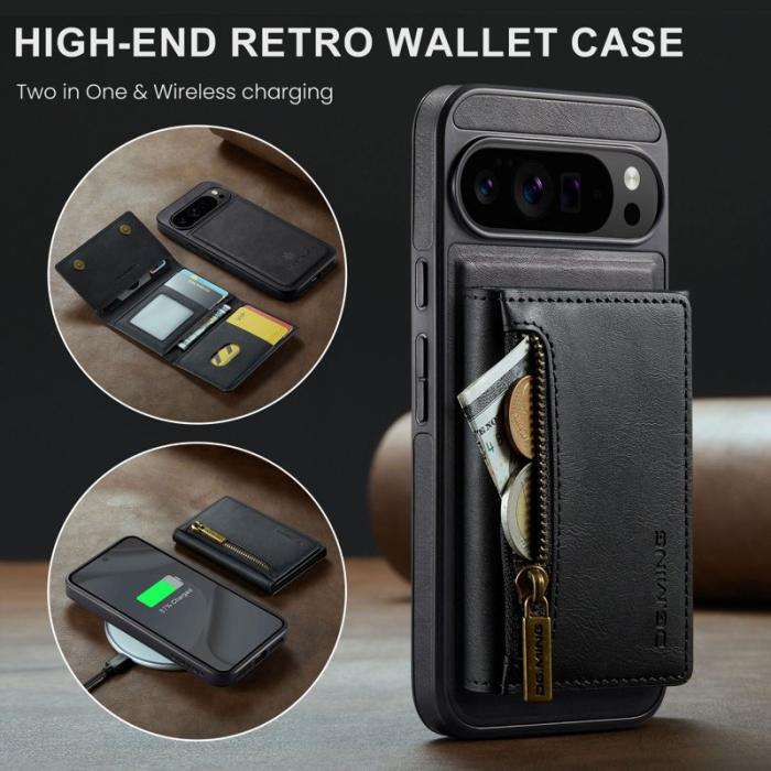 DG.MING - DG.MING M5 Series Google Pixel 10 Pro XL Skal Läder Svart