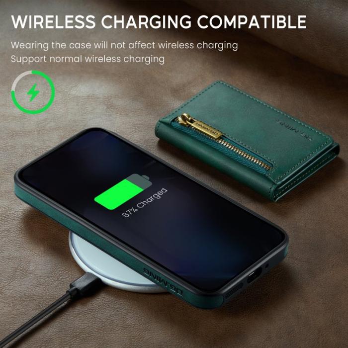 DG.MING - DG.MING M5 Series Google Pixel 9 Pro XL Skal Läder Grön