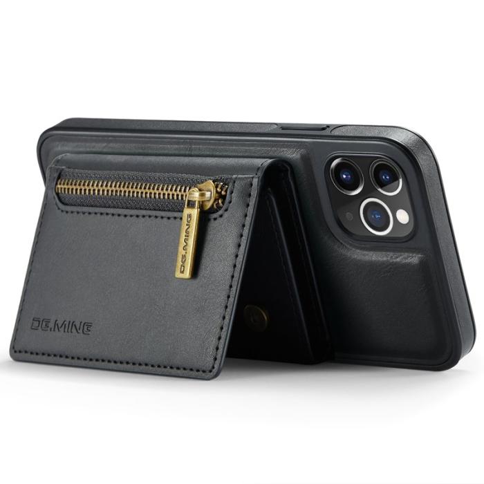 DG.MING - DG.MING M5 Series iPhone 11 Pro Skal Magnetiskt Läder Svart