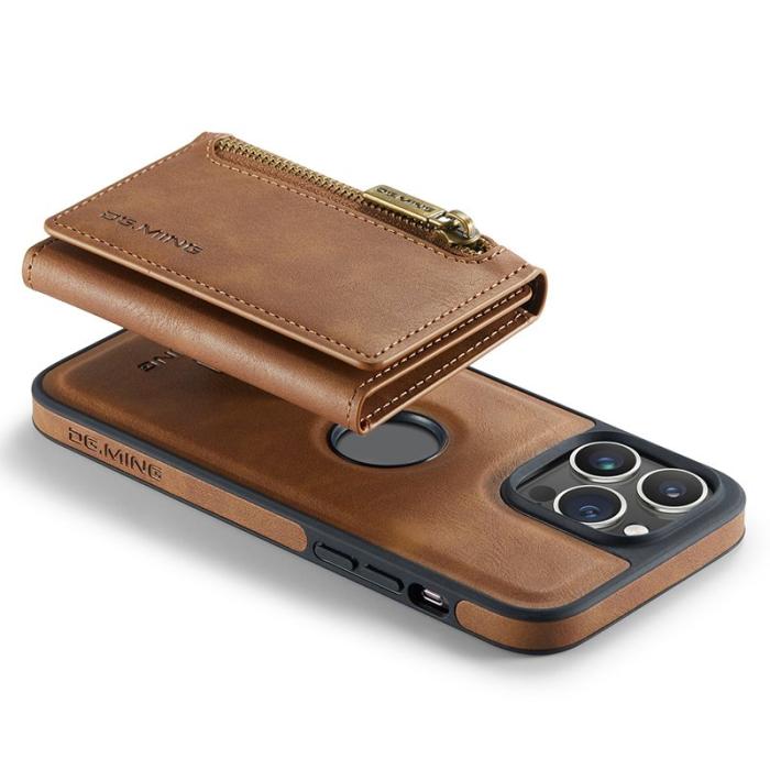 DG.MING - DG.MING M5 Series iPhone 12 Pro Max Skal Wallet - Brun