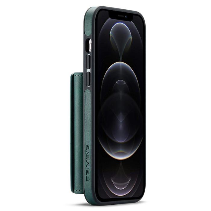DG.MING - DG.MING M5 Series iPhone 12 Pro Max Skal Wallet Grön