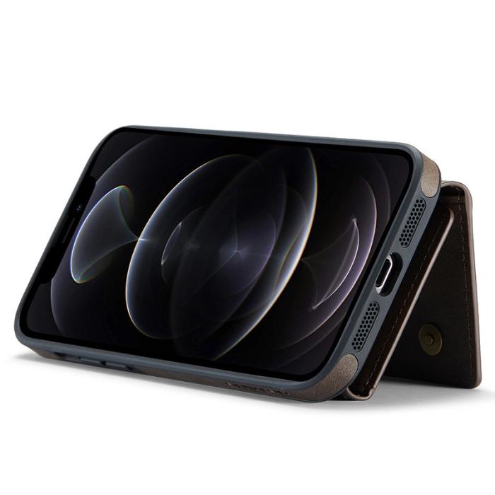 DG.MING - DG.MING M5 Series iPhone 12 Pro Max Skal Wallet - Kaffe