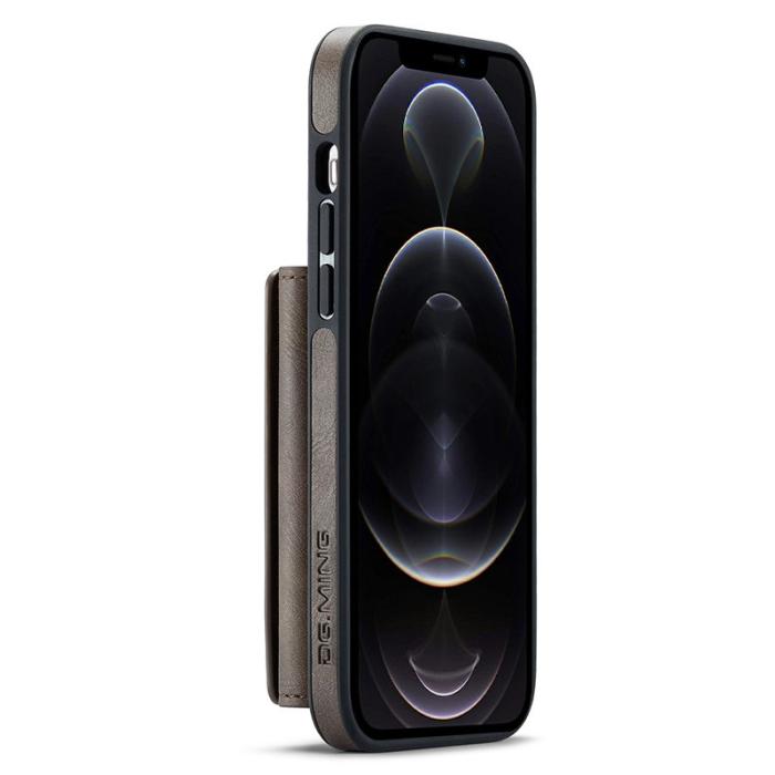 DG.MING - DG.MING M5 Series iPhone 12 Pro Max Skal Wallet - Kaffe
