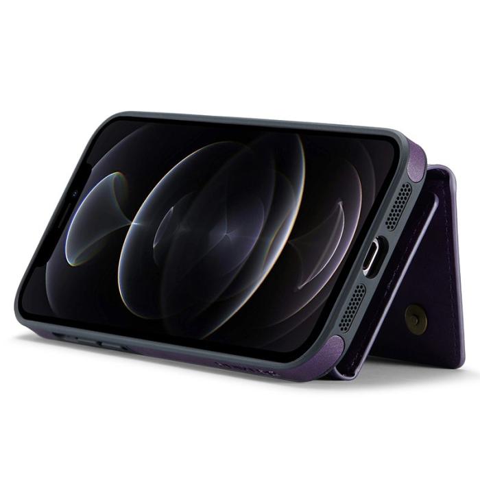 DG.MING - DG.MING M5 Series iPhone 12 Pro Max Skal Wallet Lila