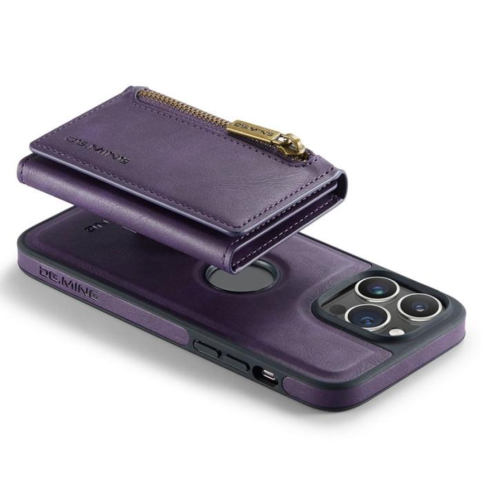 DG.MING - DG.MING M5 Series iPhone 12 Pro Max Skal Wallet Lila