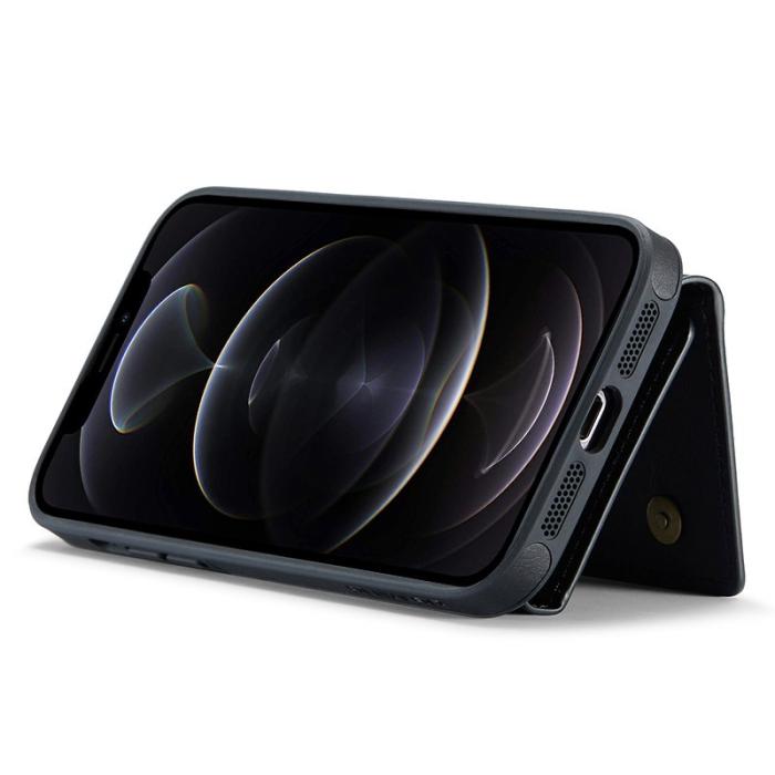 DG.MING - DG.MING M5 Series iPhone 12 Pro Max Skal Wallet - Svart