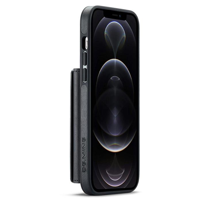 DG.MING - DG.MING M5 Series iPhone 12 Pro Max Skal Wallet - Svart