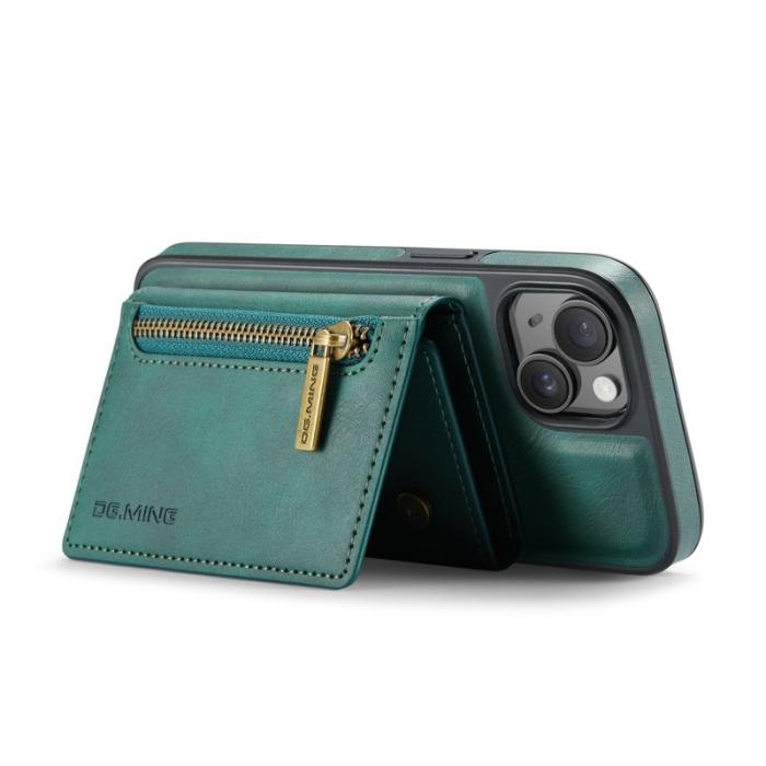 DG.MING - DG.MING M5 Series iPhone 13 Skal med Avtagbar Ställning - Grön