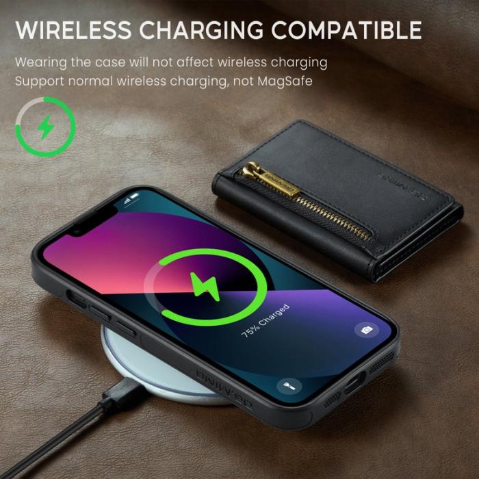 DG.MING - DG.MING M5 Series iPhone 13 Skal med Ställ - Svart