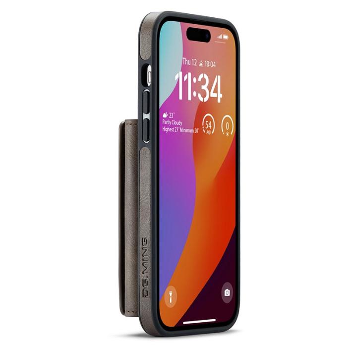 DG.MING - DG.MING M5 Series iPhone 15 Pro Skal Magnetiskt Fodral - Kaffe
