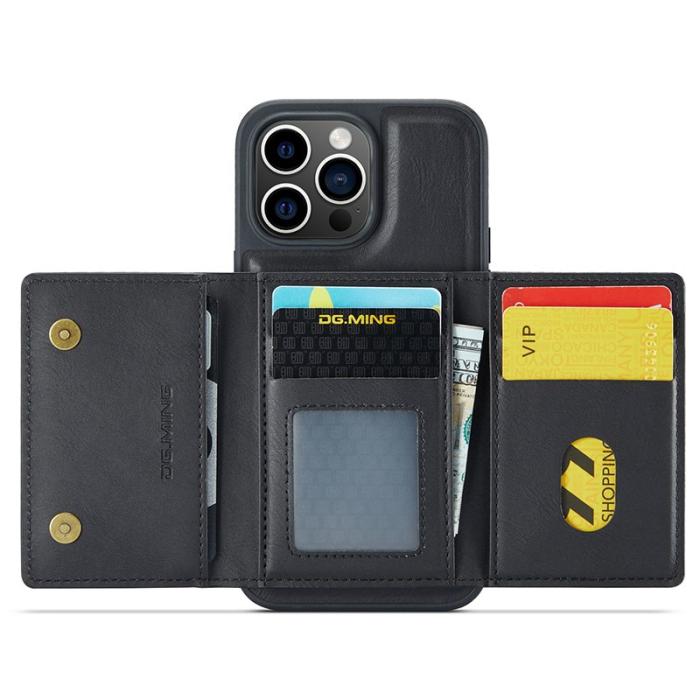 DG.MING - DG.MING M5 Series iPhone 15 Skal Magnetiskt Fodral Svart