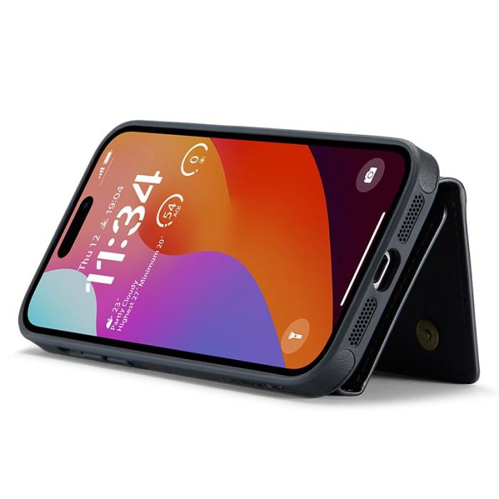 DG.MING - DG.MING M5 Series iPhone 15 Skal Magnetiskt Fodral Svart