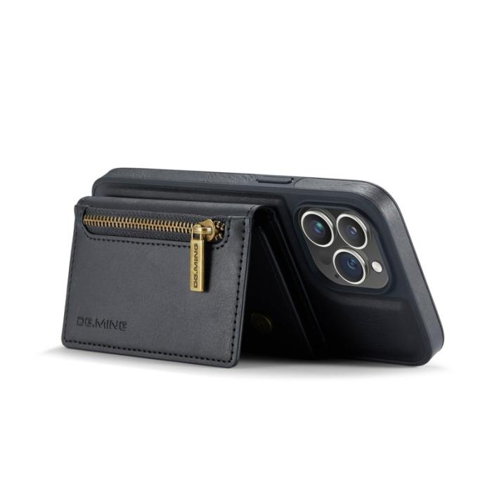 DG.MING - DG.MING M5 Series iPhone 16 Pro Max Skal Magnetisk Läder Svart