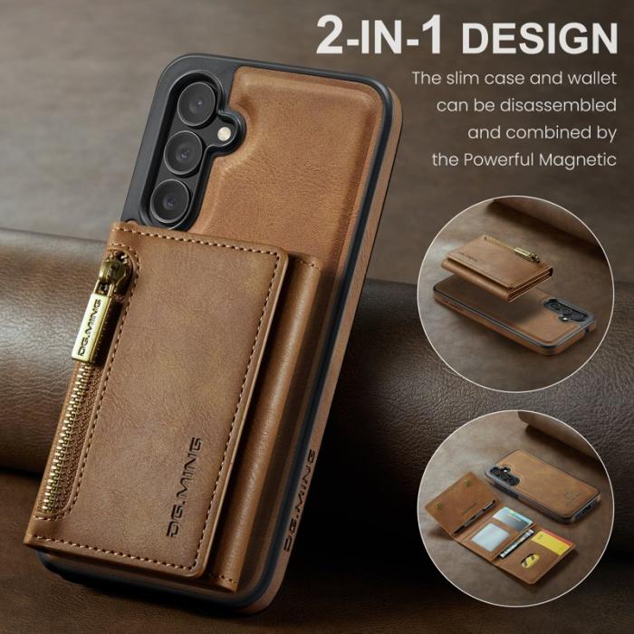 DG.MING - DG.MING M5 Series Samsung Galaxy S23 FE Fodral Magnetisk Brun