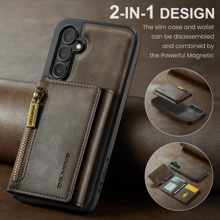 DG.MING - DG.MING M5 Series Samsung Galaxy S23 FE Fodral Magnetiskt Kaffe