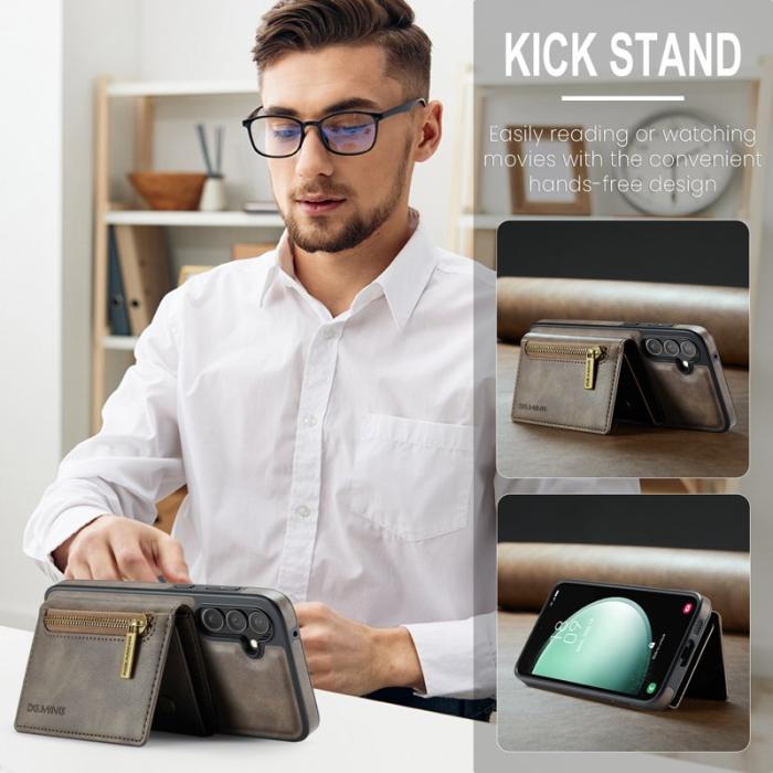 DG.MING - DG.MING M5 Series Samsung Galaxy S23 FE Fodral Magnetiskt Kaffe