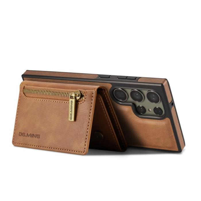 DG.MING - DG.MING M5 Series Samsung Galaxy S24 Ultra Skal Läder Brun