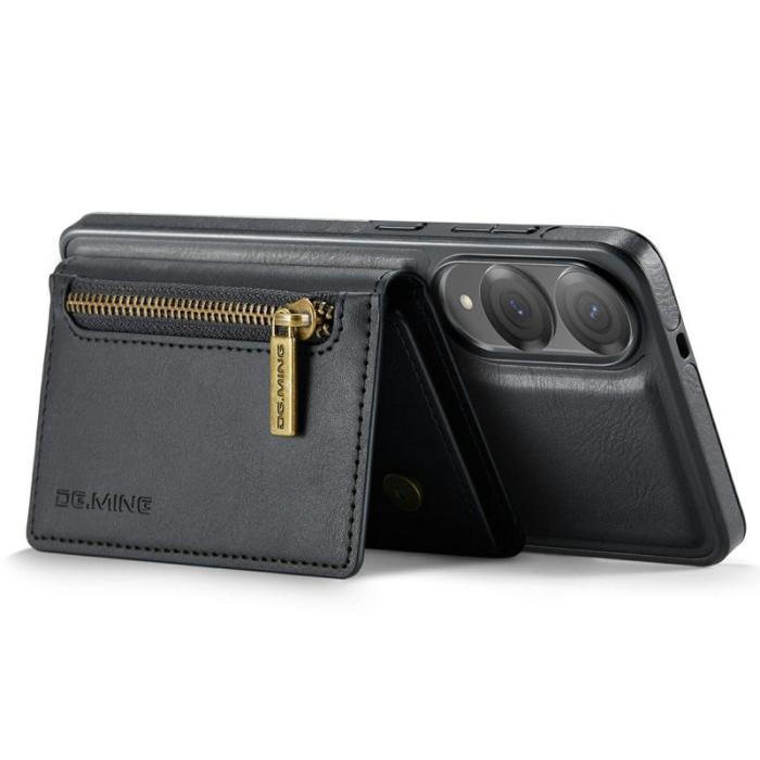 DG.MING - DG.MING M5 Series Samsung Galaxy S25 Edge Skal Läder Svart