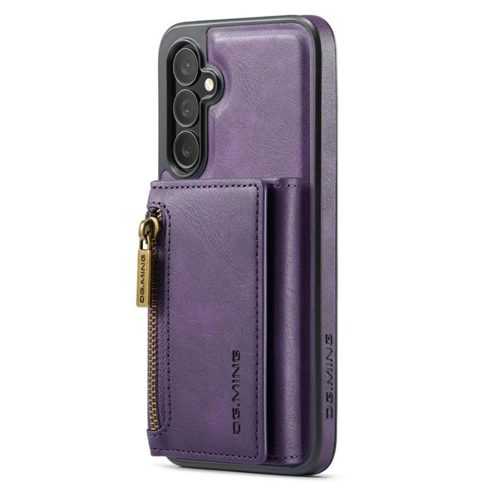 DG.MING - DG.MING M5 Series Samsung Galaxy S25+ Skal Magnetiskt Läder Lila