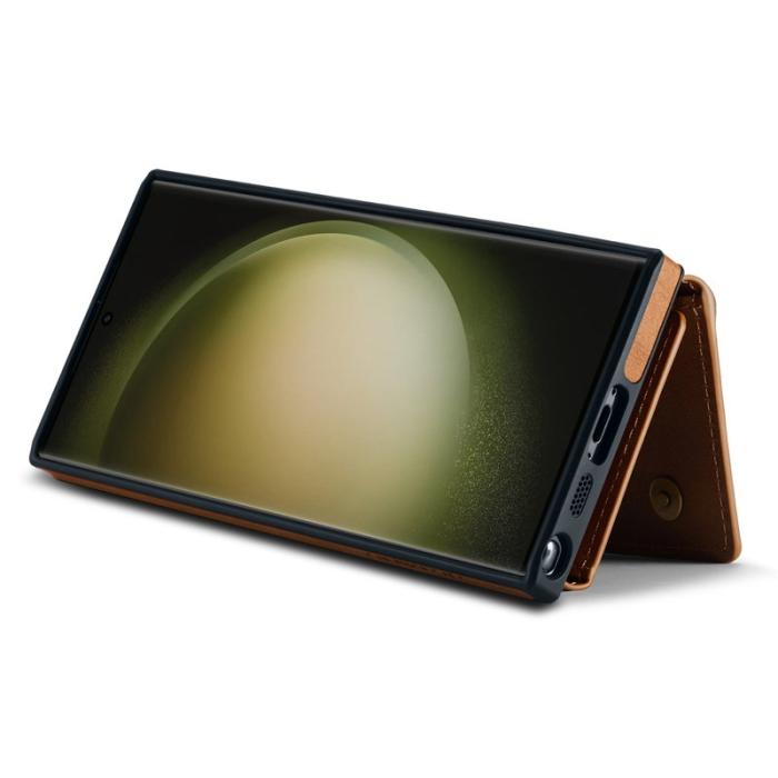 DG.MING - DG.MING M5 Series Samsung Galaxy S25 Ultra Skal Läder Brun