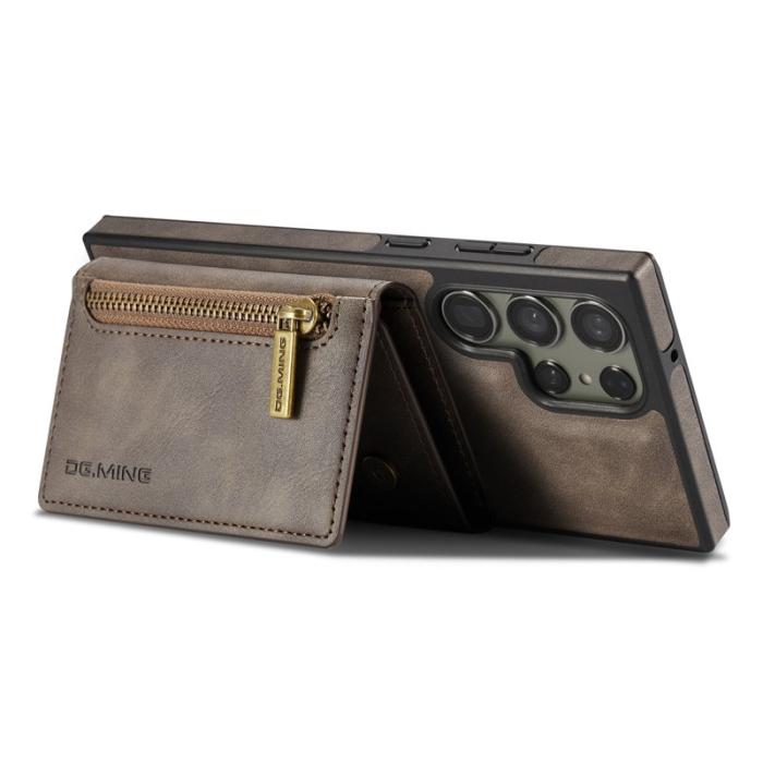 DG.MING - DG.MING M5 Series Samsung Galaxy S25 Ultra Skal Läder Kaffe