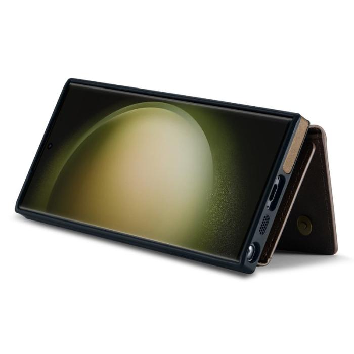 DG.MING - DG.MING M5 Series Samsung Galaxy S25 Ultra Skal Läder Kaffe