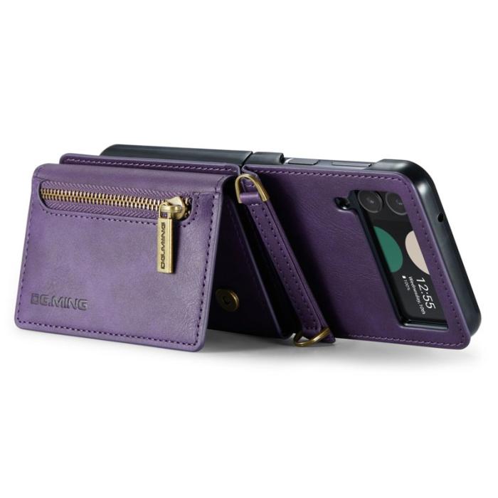DG.MING - DG.MING M5 Series Samsung Galaxy Z Flip3 5G Skal Lila
