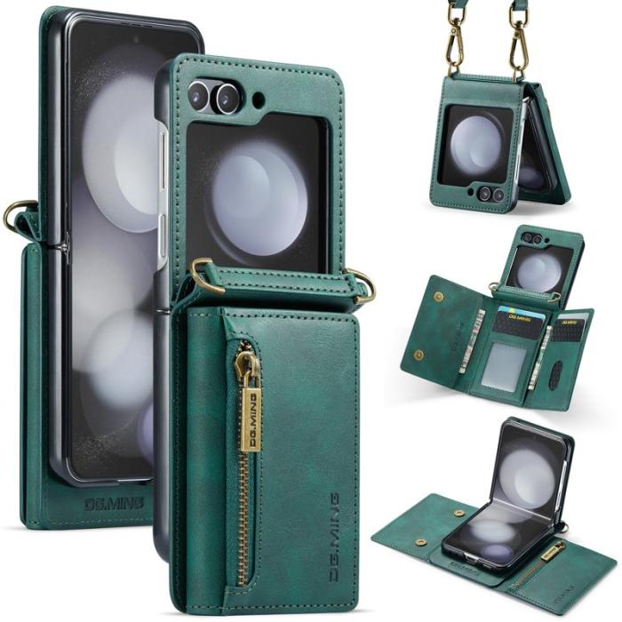 DG.MING - DG.MING M5 Series Samsung Galaxy Z Flip5 Fodral Grön