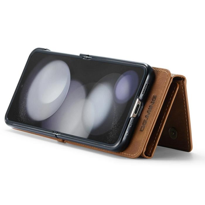 DG.MING - DG.MING M5 Series Samsung Galaxy Z Flip5 Fodral Kickstand Brun