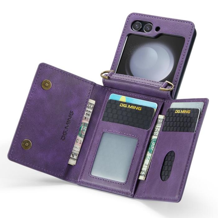 DG.MING - DG.MING M5 Series Samsung Galaxy Z Flip5 Fodral Lila