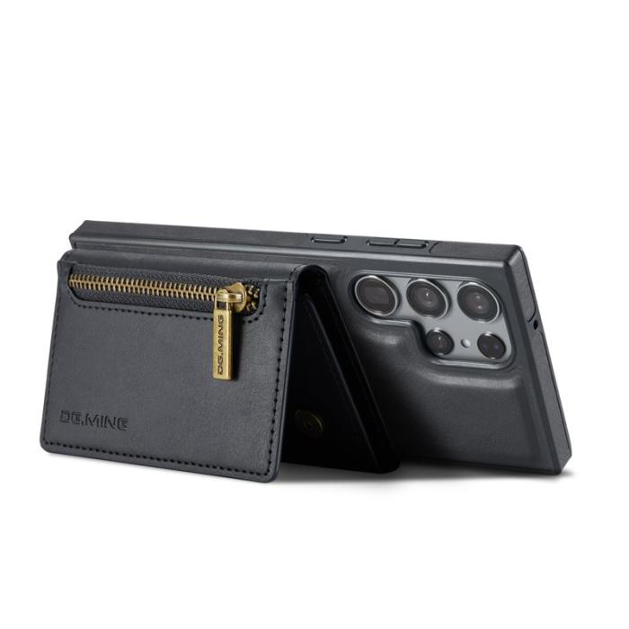 DG.MING - DG.MING M5 Wallet Case för Samsung Galaxy S24+ - Svart